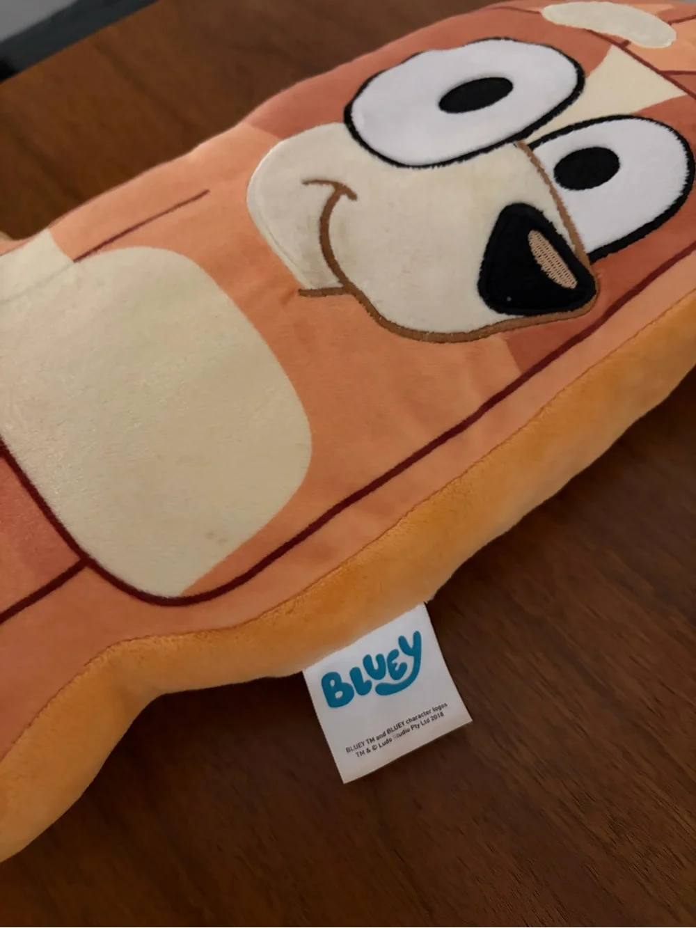 Bluey - Bingo Dog Accent Pillow - Plush Decorative Throw